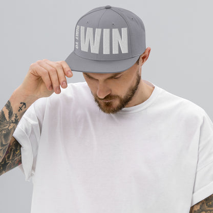 3D Puff Embroidered Built To Win Snapback Hat