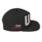 Casquette plate solide brodée 3D Puff colorée USA 50 États-Unis 50 États