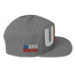 Casquette plate solide brodée 3D Puff colorée USA 50 États-Unis 50 États