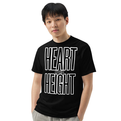 Heart Over Height Unisex garment-dyed heavyweight t-shirt