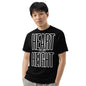 Heart Over Height Unisex garment-dyed heavyweight t-shirt