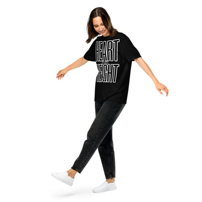 Heart Over Height Unisex garment-dyed heavyweight t-shirt