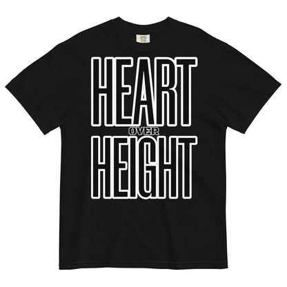 Heart Over Height Unisex garment-dyed heavyweight t-shirt