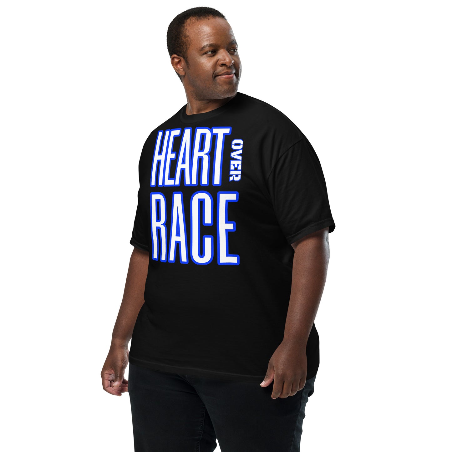 Heart Over Race Unisex garment-dyed heavyweight t-shirt