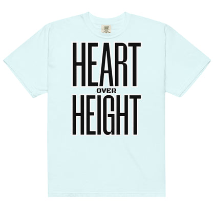 Heart Over Height Unisex garment-dyed heavyweight t-shirt