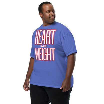 Heart Over Weight Unisex garment-dyed heavyweight t-shirt