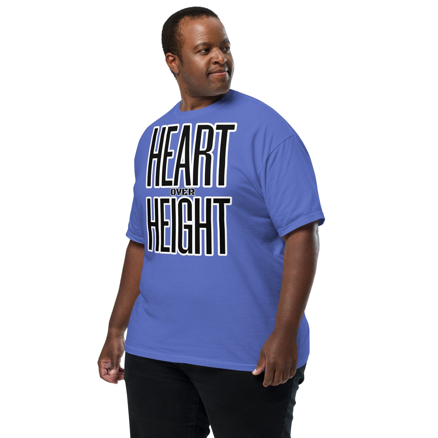 Heart Over Height Unisex garment-dyed heavyweight t-shirt