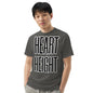 Heart Over Height Unisex garment-dyed heavyweight t-shirt