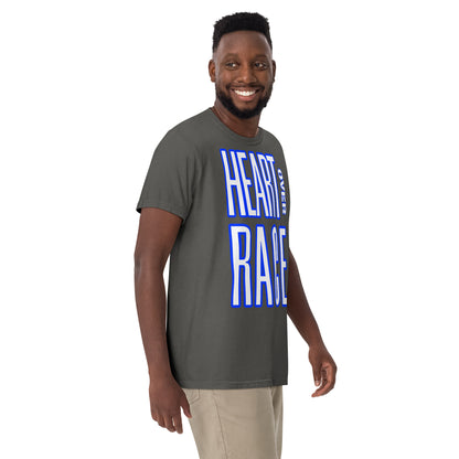 Heart Over Race Unisex garment-dyed heavyweight t-shirt