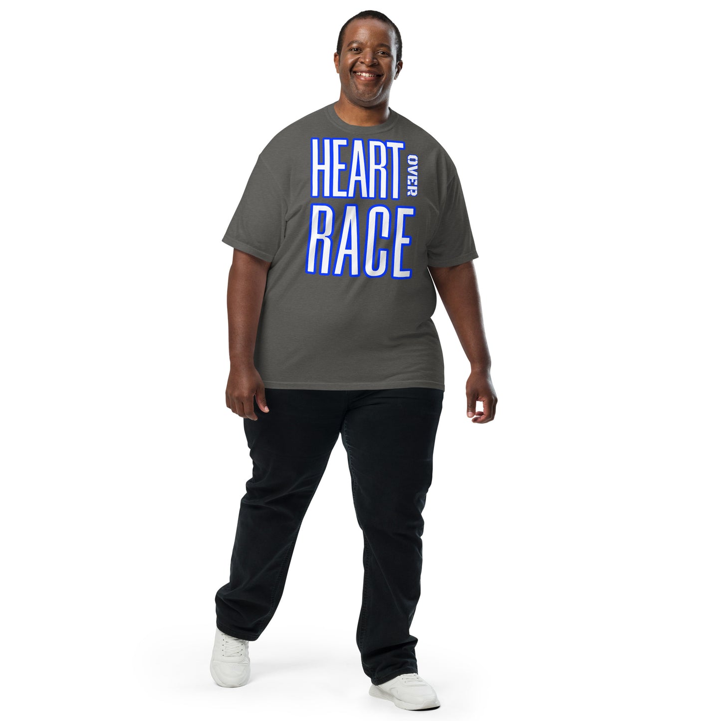 Heart Over Race Unisex garment-dyed heavyweight t-shirt