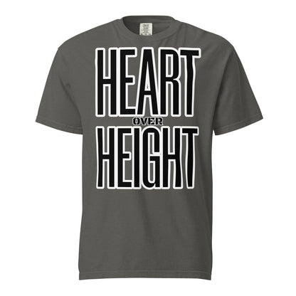 Heart Over Height Unisex garment-dyed heavyweight t-shirt