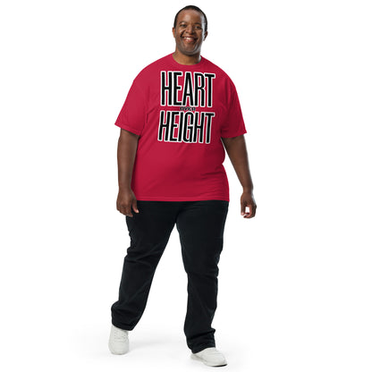 Heart Over Height Unisex garment-dyed heavyweight t-shirt