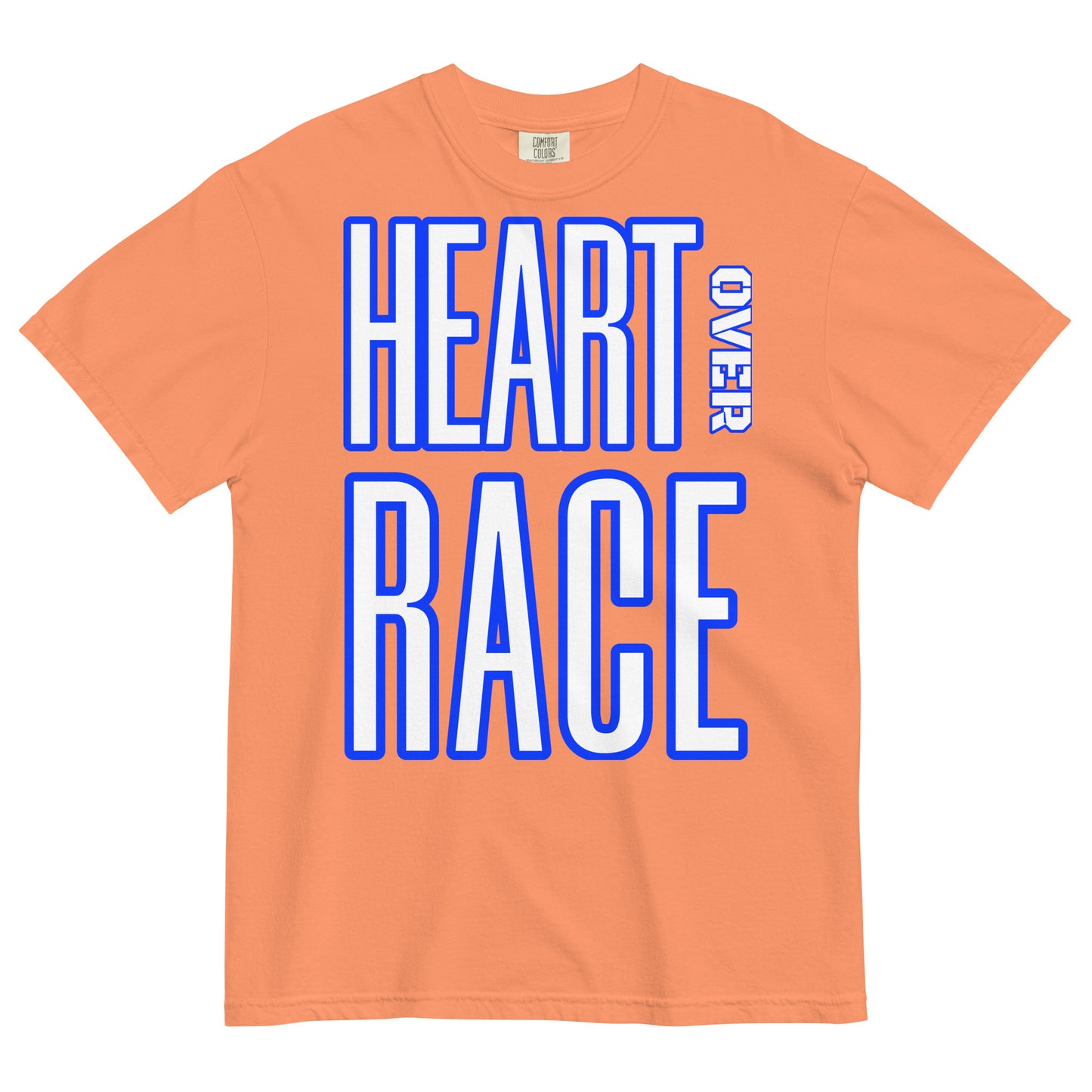 Heart Over Race Unisex garment-dyed heavyweight t-shirt