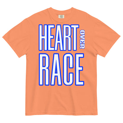 Heart Over Race Unisex garment-dyed heavyweight t-shirt
