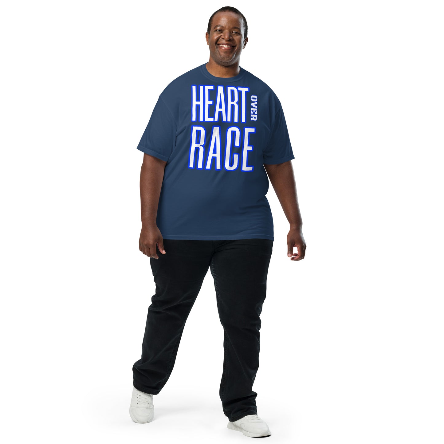 Heart Over Race Unisex garment-dyed heavyweight t-shirt