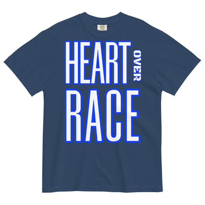 Heart Over Race Unisex garment-dyed heavyweight t-shirt
