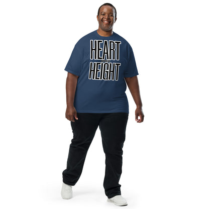 Heart Over Height Unisex garment-dyed heavyweight t-shirt