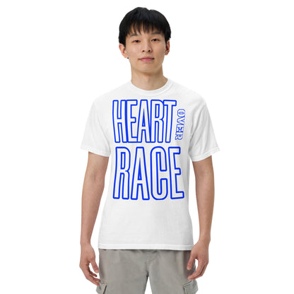 Heart Over Race Unisex garment-dyed heavyweight t-shirt