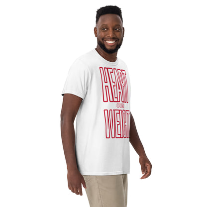 Heart Over Weight Unisex garment-dyed heavyweight t-shirt