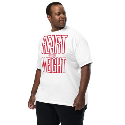 Heart Over Weight Unisex garment-dyed heavyweight t-shirt
