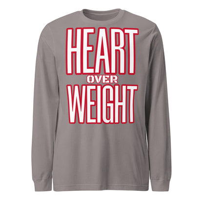 Heart Over Weight Unisex Long Sleeve Tee